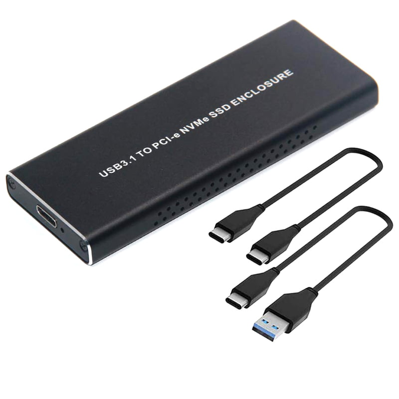 USB 3.1 To PCI-e NVMe SSD Enclosure SATA Casing