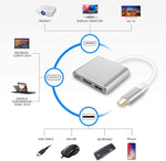 Type-C to HDMI Multiport Converter for MacBook, Phone, Laptop & Desktop