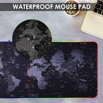 2-in-1 Shortcut Key + World Map Mousepad (90x40cm)