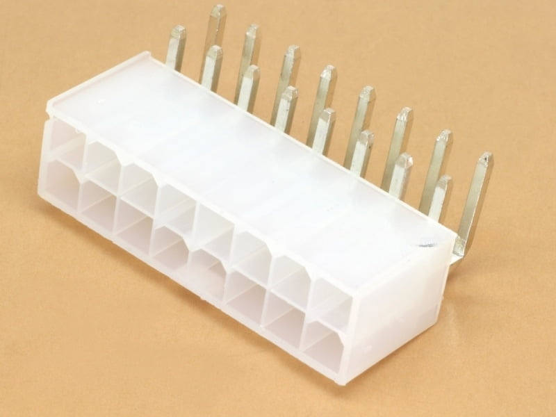 16P 2x8 Minifit 4.2mm Right Angle Female PCB Header