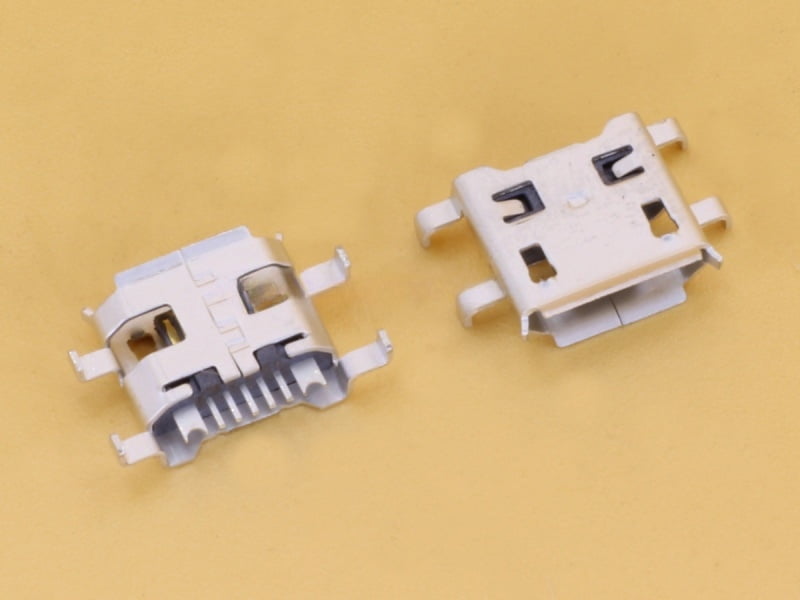 Micro USB 5 pin Bent Entry