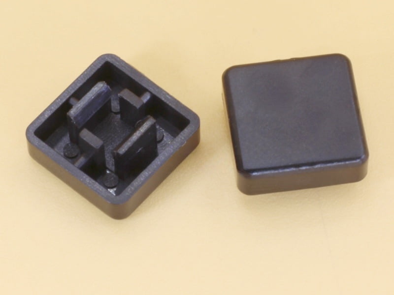 Black Square Switch Cap 10mm for 3.8 Square Head