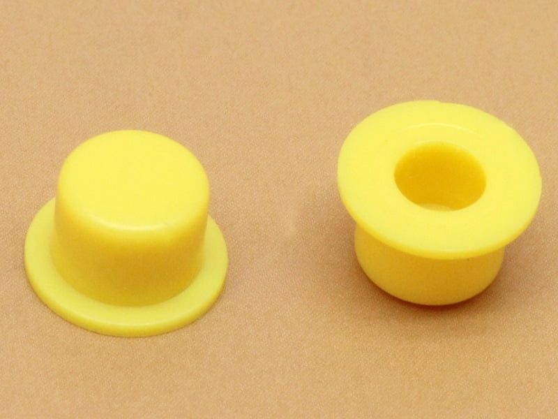 Yellow Cap R5.5 ID=3.1 for Switch 6x6 10H-16H