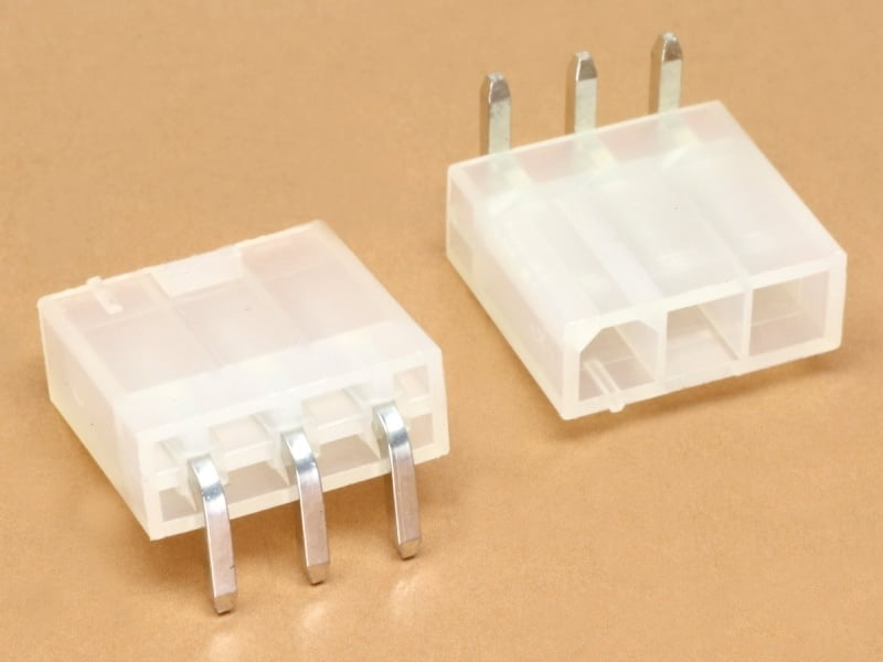 3P 1x3 Minifit 4.2mm Right Angle Female PCB Header
