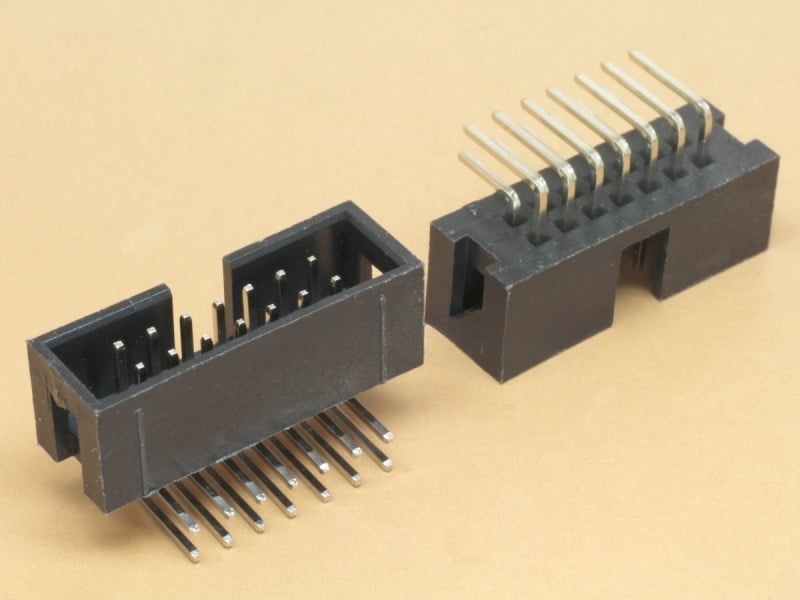 14 pin Box Header, Right Angle