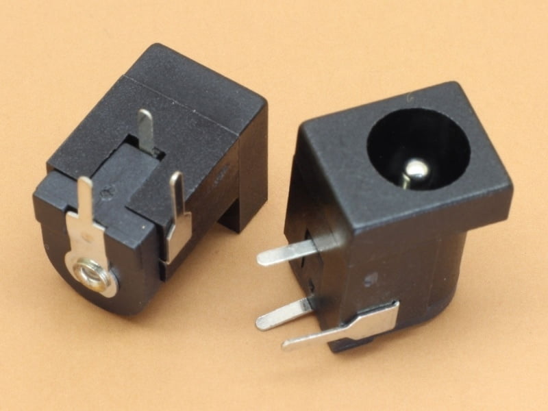 DC Socket - 1mm legs - Suitable for 5.5x2.1mm DC Pins