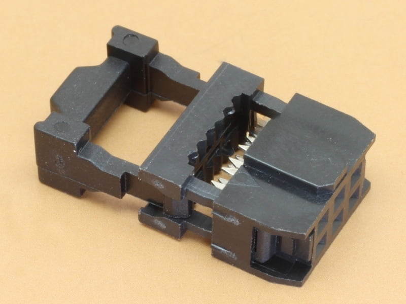 6 pin IDC Female Connector with Strain Relief