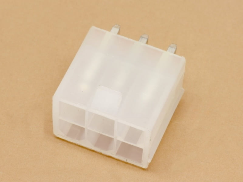 6P 2x3 Minifit 4.2mm Straight Female PCB Header