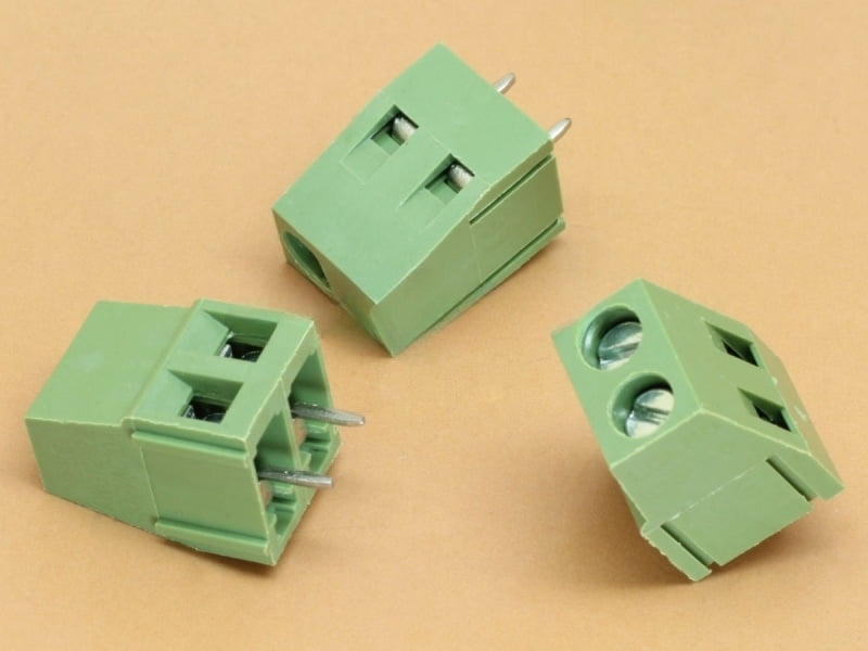 2 Pin 5mm 10A Screw Terminal Heavy