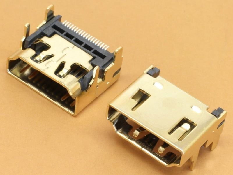 HDMI A-type 19P HD Female SMD Gold Plated