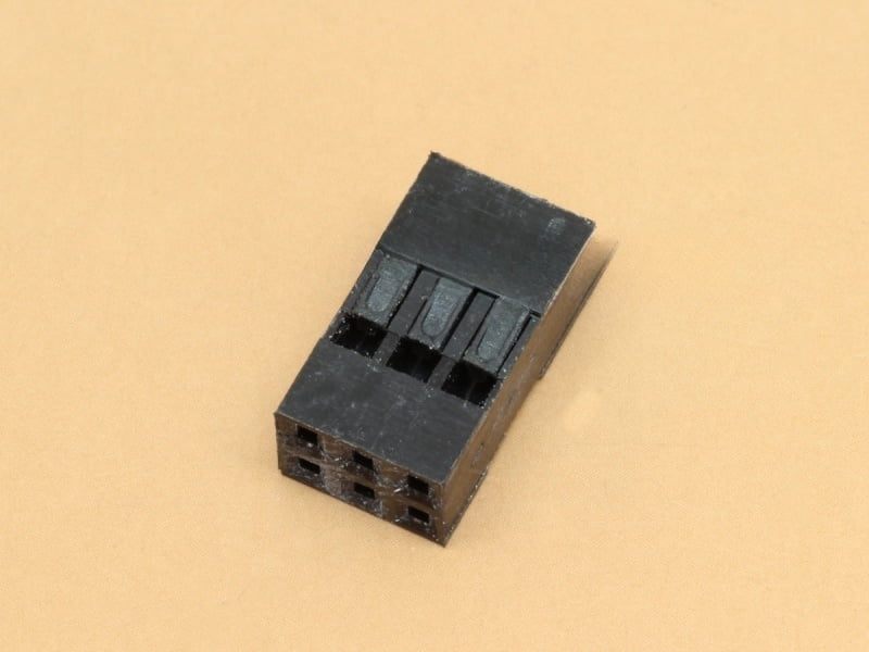 6P 2x3 Berg Housing 2.5mm
