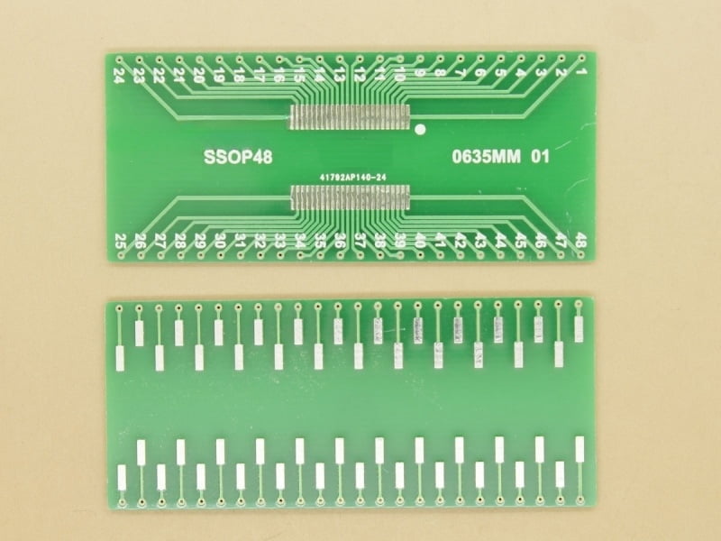 SSOP48 0.635mm SMD Adapter PCB