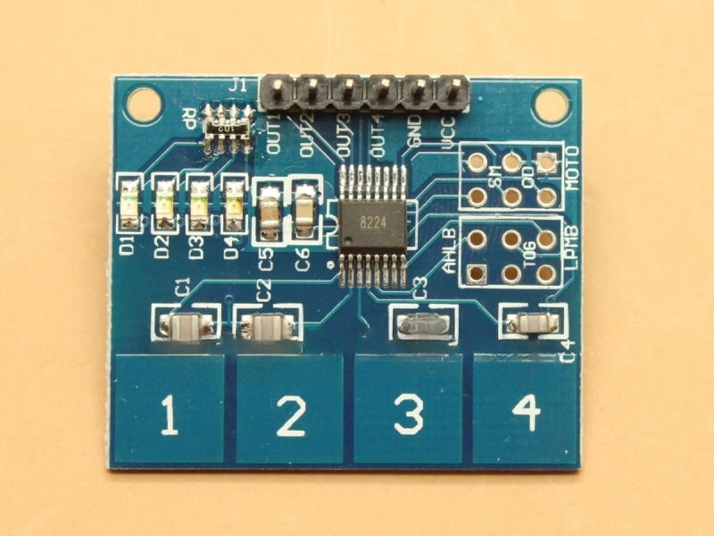 4 Channel Capacitive Touch Module - TTP224