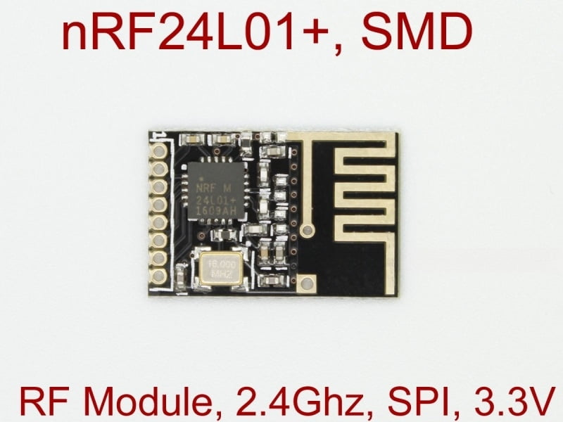 RF Module, 2.4Ghz, nRF24L01+, SMD