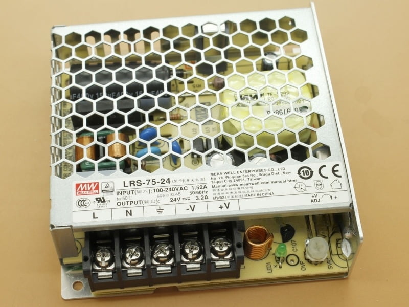 24V 3.2A 75W SMPS Mean Well LRS-75-24