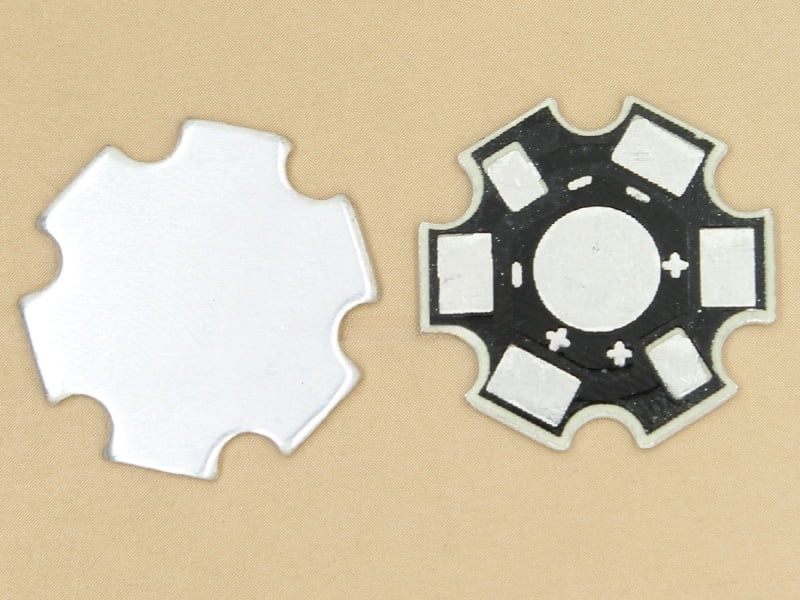 Star type Aluminum base PCB for 1W/3W/5W Power LEDs