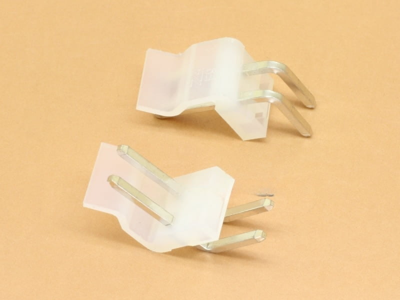 2P CPU CH 3.96mm Male Side Entry Right Angle PCB Header