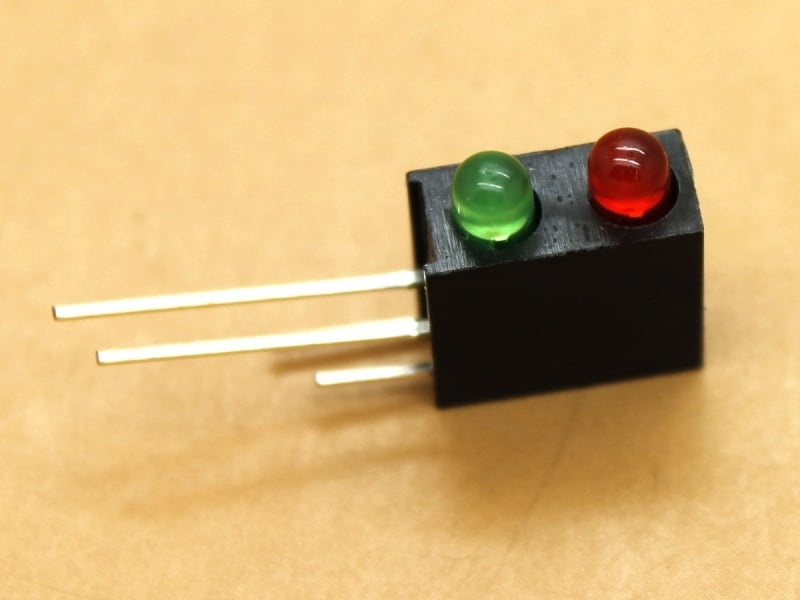 Dual LED Indicators - PCB Mount - Right Angle