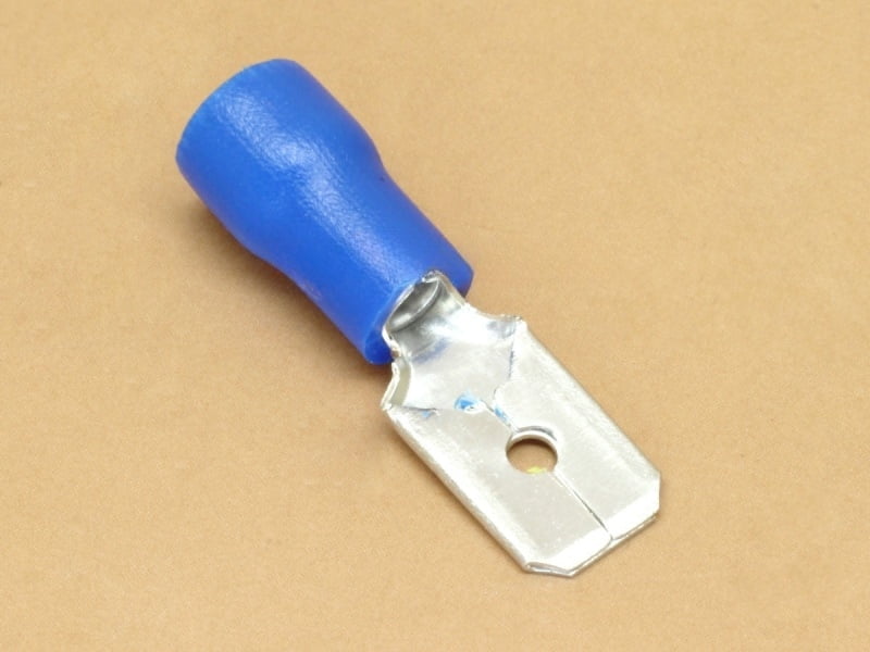 6.3mm Tab - Wire 1.5-2.5 sq.mm 15A Male Insulated Quick Disconnect Crimp Terminal