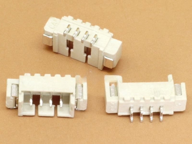 4 pin SMD JST 1.25mm Side Entry Header