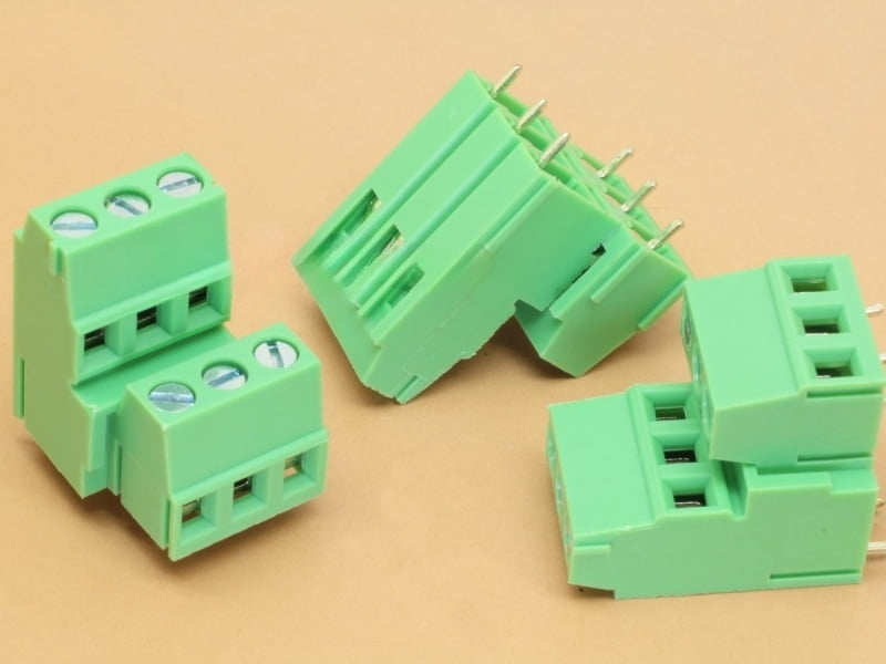 3 Pin 5mm 10A Double Screw Terminal