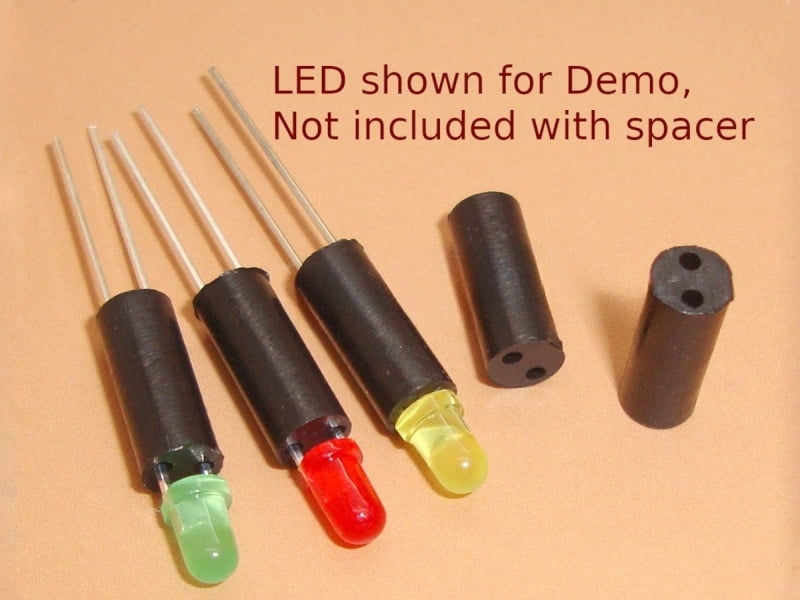 7mm spacer for LED size 3mm(T-1) & 5mm(T-1 3/4)