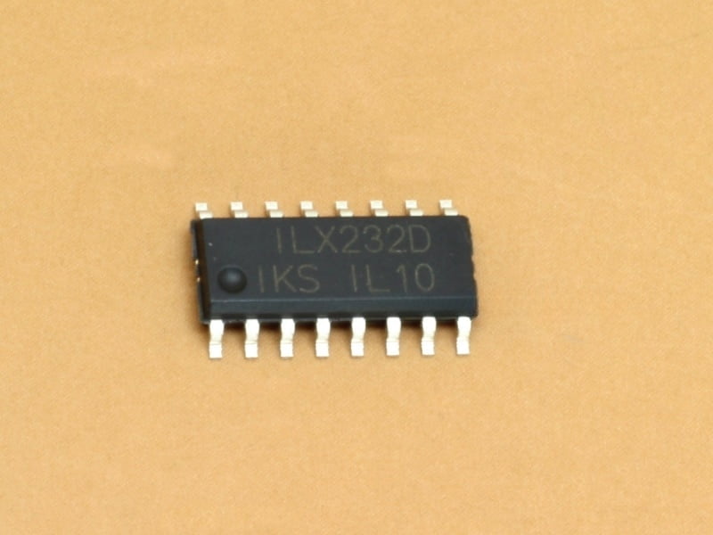 ILX232DT SOIC16 SMD RS232 Driver VCC 5V (Equivalent MAX232)