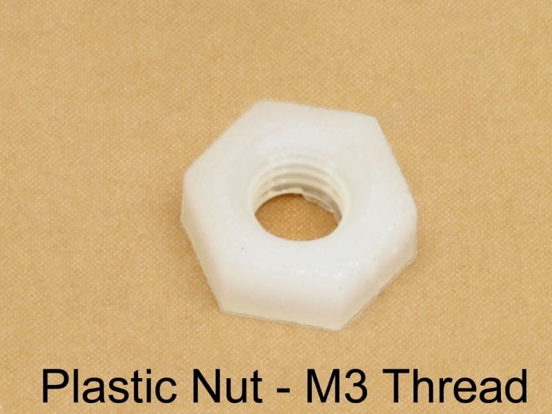 M3 Plastic Nylon Hex Nut