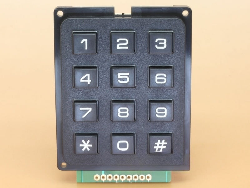 3x4 Soft Touch Matrix Keypad Module