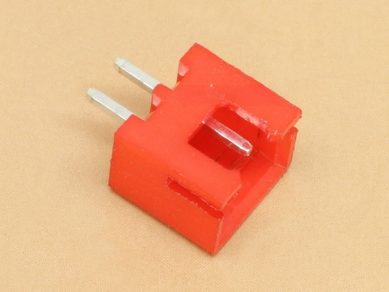 2 pin JST XH 2.5mm To Pin Entry Header Red Color