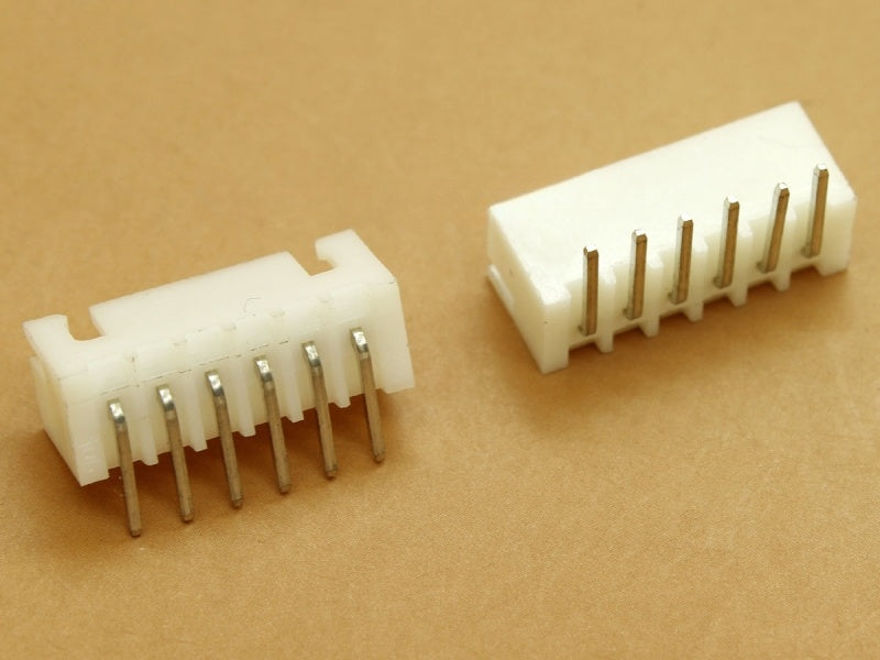 6 pin JST XH 2.5mm Side Entry Header