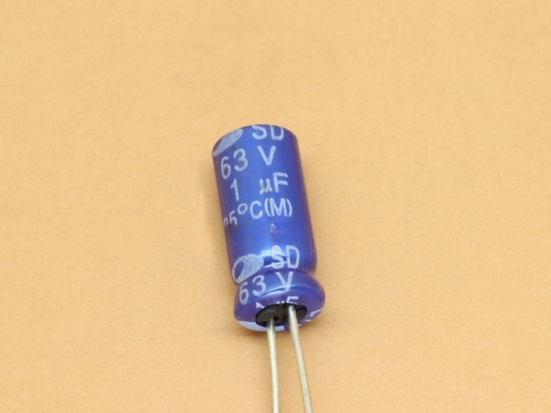 1uF 63V 5mm Samwha