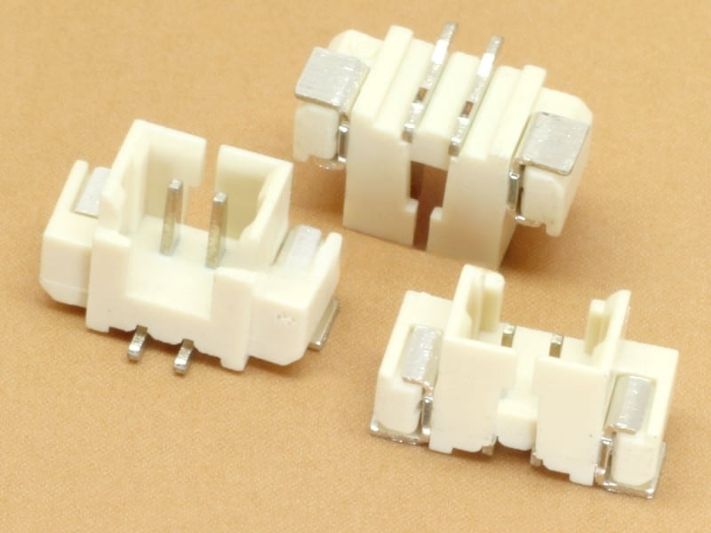 2 pin SMD JST 1.25mm Top Entry Header