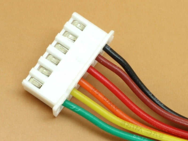 6 pin JST XH, 2.5mm, Both side Female 10cm