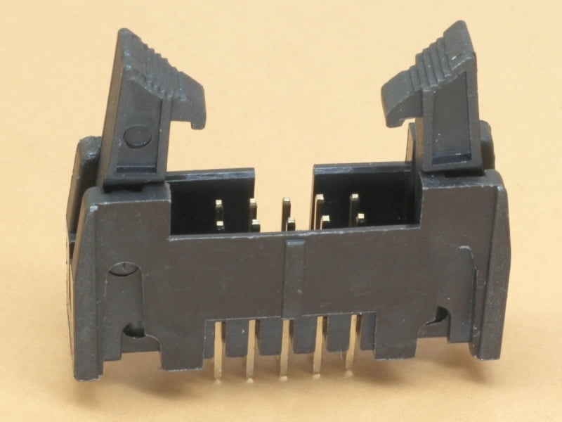 10 pin Box Header, Straight with Lock
