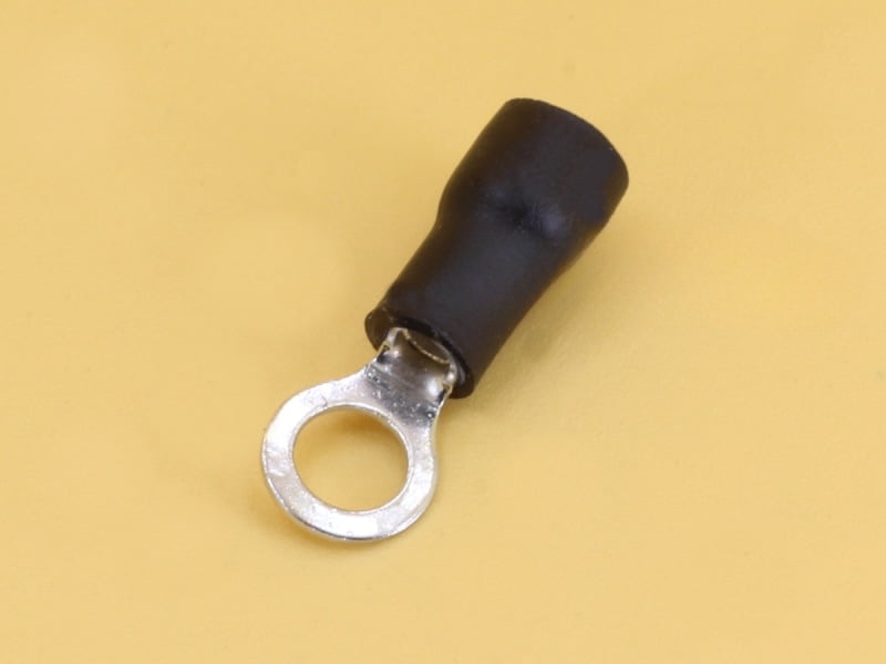 Ring Insulated Terminal - Wire 0.5-1.5 sq.mm - Bolt M4 - Width 6.5mm - 10A