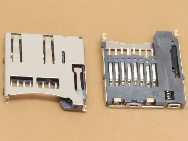 Micro SD Card Socket Internal Soldering