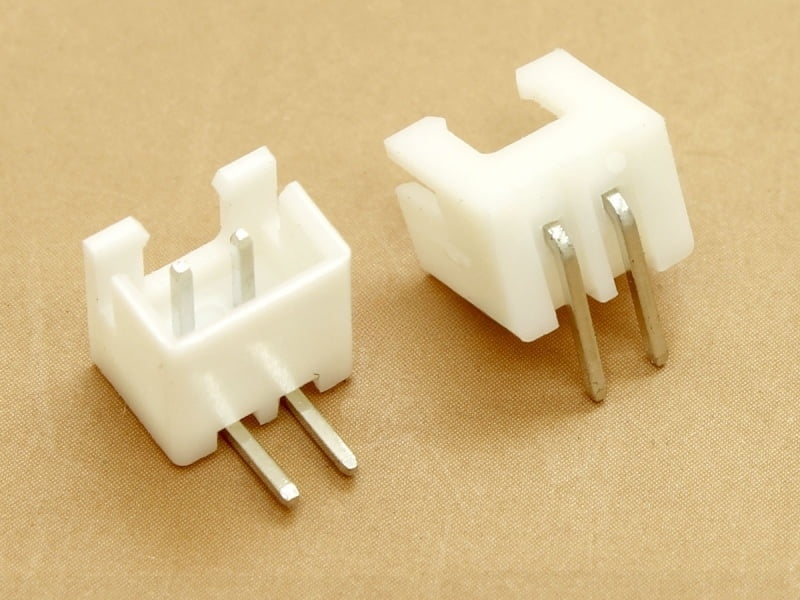 2 pin JST XH 2.5mm Side Entry Header