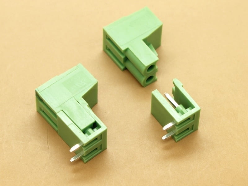 Terminal 2 Pin R/A 5.08mm Pluggable Right Angle