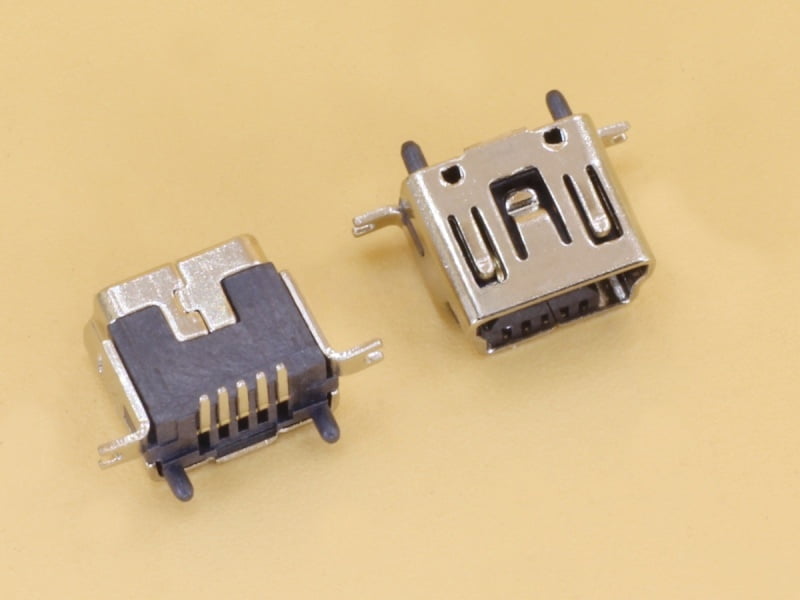 Mini USB Vertical Straight