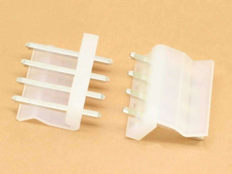 4P CPU CH 3.96mm Male Top Entry Straight PCB Header
