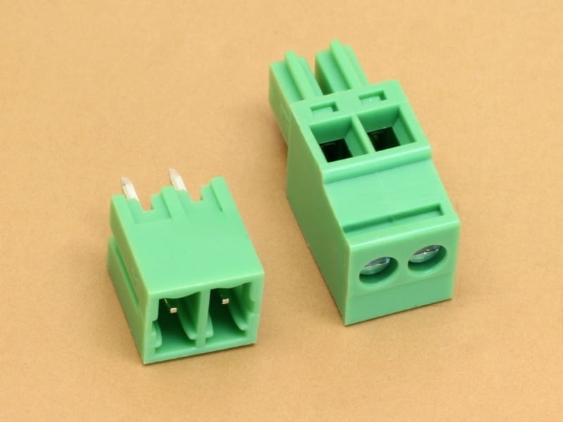Terminal 2 Pin 3.5mm Pluggable Straight