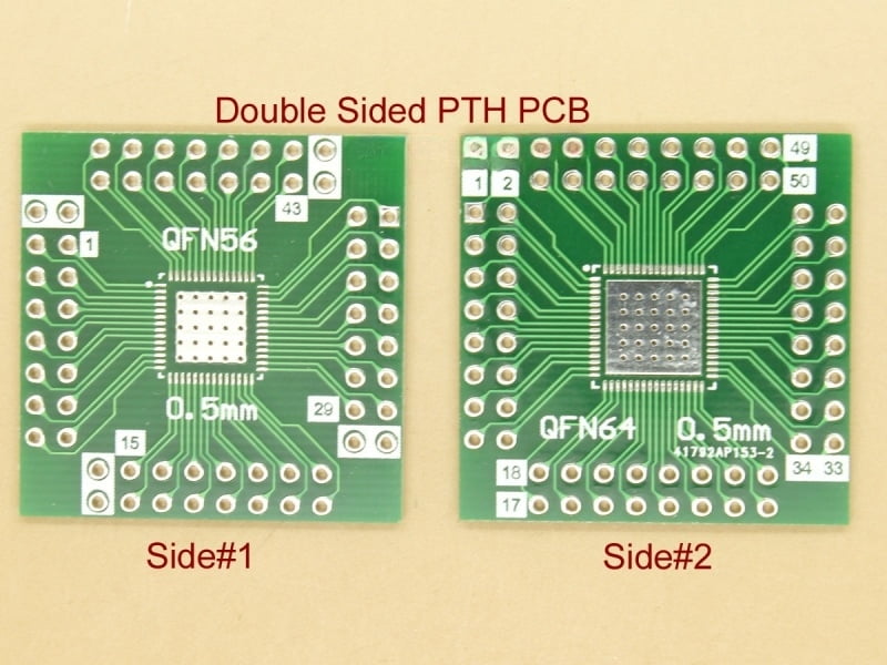 QFN56 QFN64 0.5mm SMD Adapter PCB