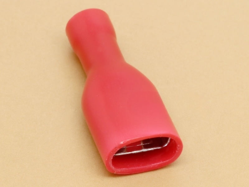 6.3mm Tab - Wire 0.5-1.5 sq.mm 10A Female Fully Insulated Quick Disconnect Crimp Terminal