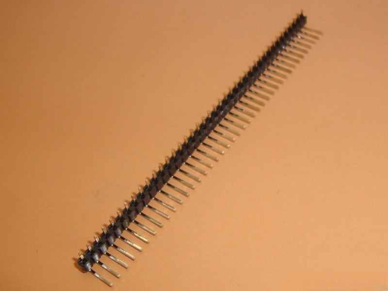 2.54mm 40x1 Male Right Angle Header Strip