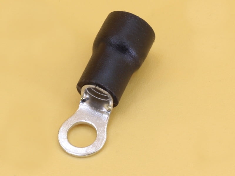 Ring Insulated Terminal - Wire 4-6 sq.mm - Bolt M4 - Width 7.1mm - 30A