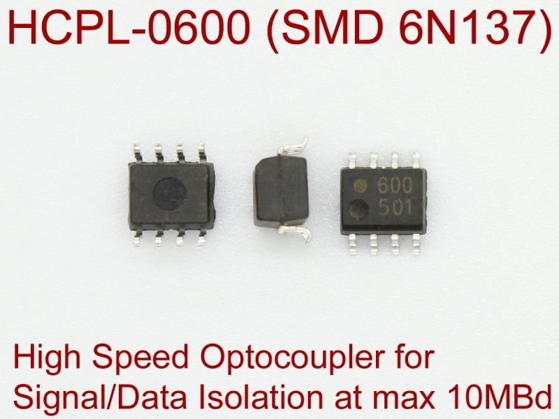 HCPL-0600 AVAGO - SOIC8 (SMD 6N137)