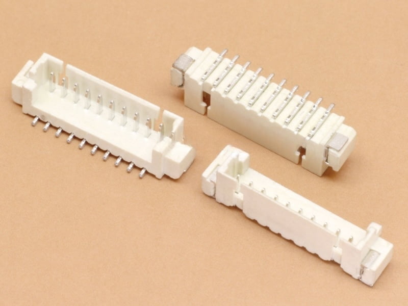 10 pin SMD JST 1.25mm Top Entry Header