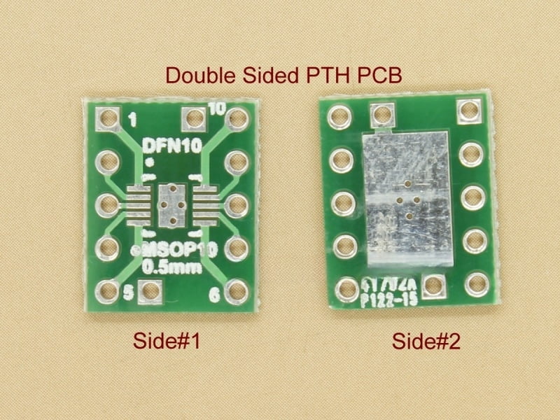 DFN10 eMSOP10 0.5mm SMD Adapter PCB