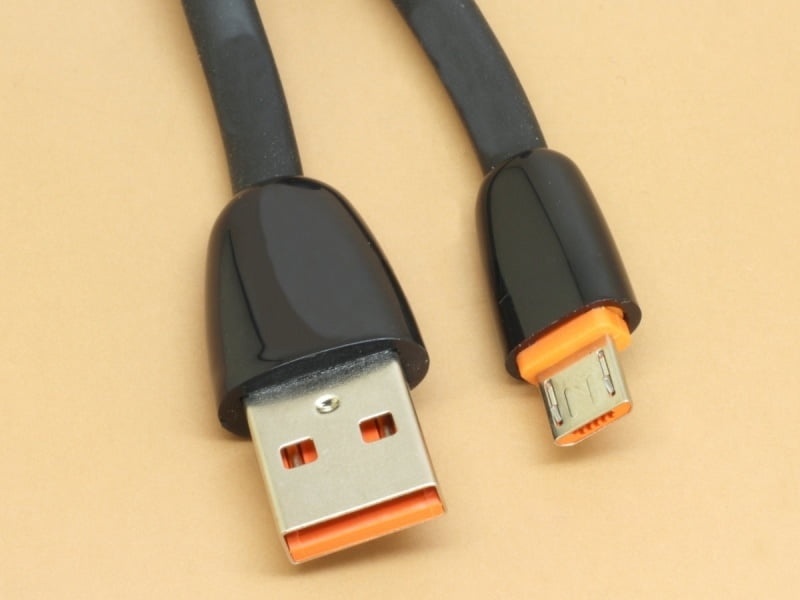 Micro USB Cable for Data and Power Transfer - 1 Meter Black